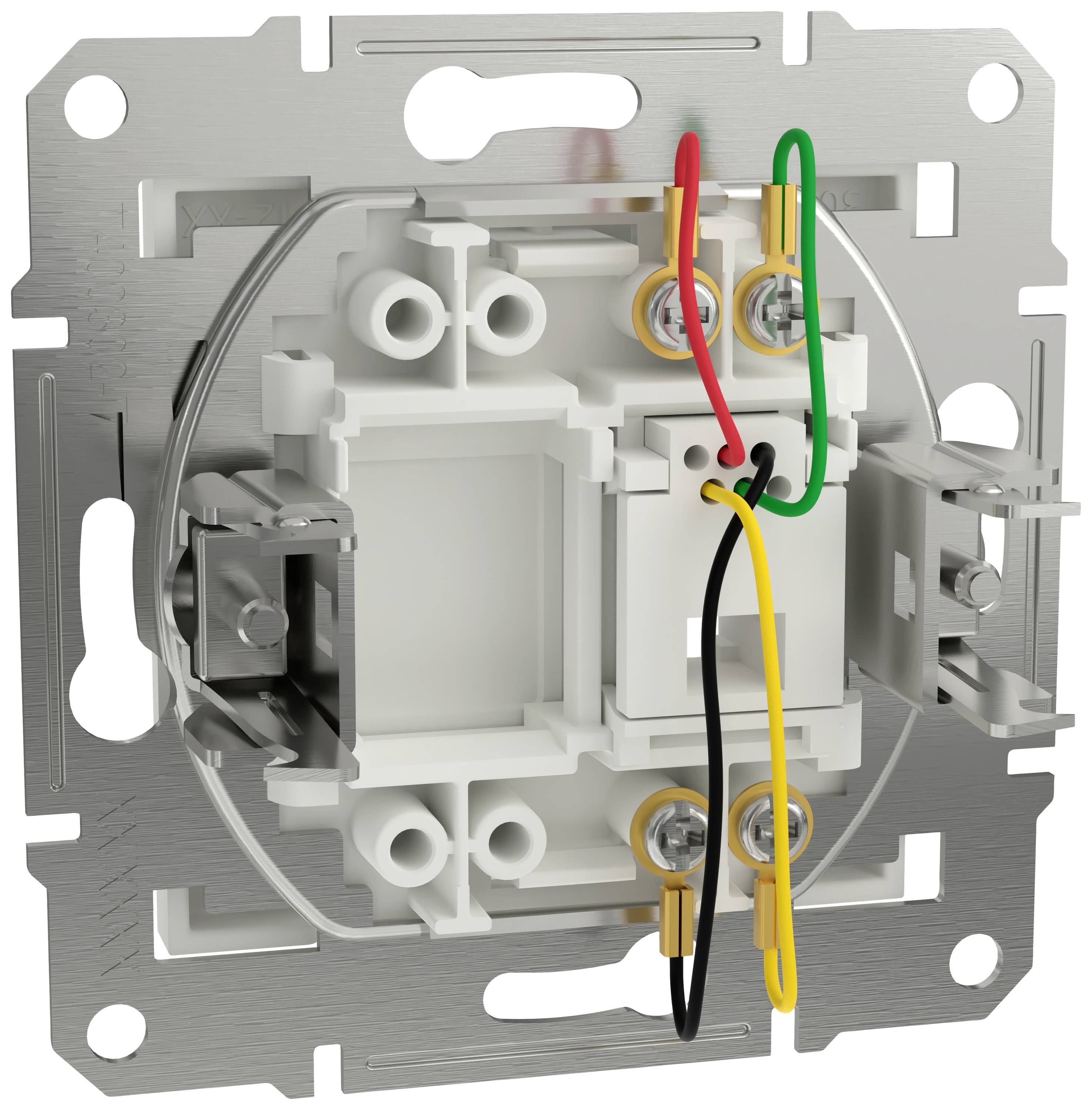 Schneider Electric RJ11-Telefondose Asfora Weiß (RAL 9003) EPH4170121D 1St.