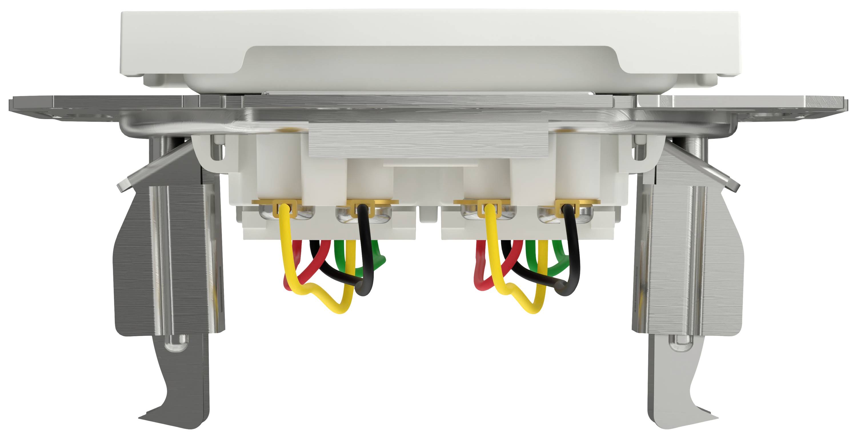 Schneider Electric RJ11-Telefondose Asfora Weiß (RAL 9003) EPH4270121D 1 St.