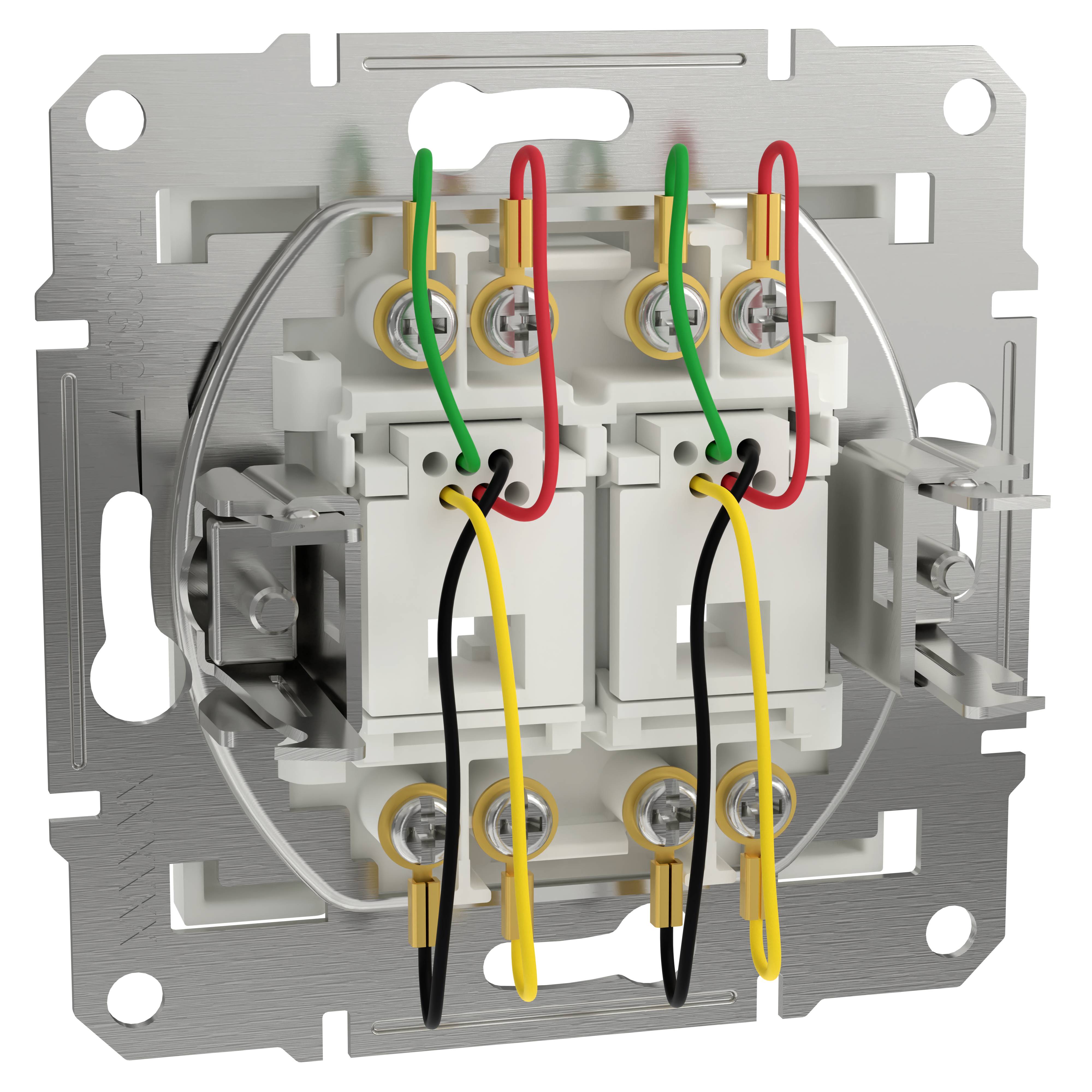 Schneider Electric RJ11-Telefondose Asfora Weiß (RAL 9003) EPH4270121D 1 St.