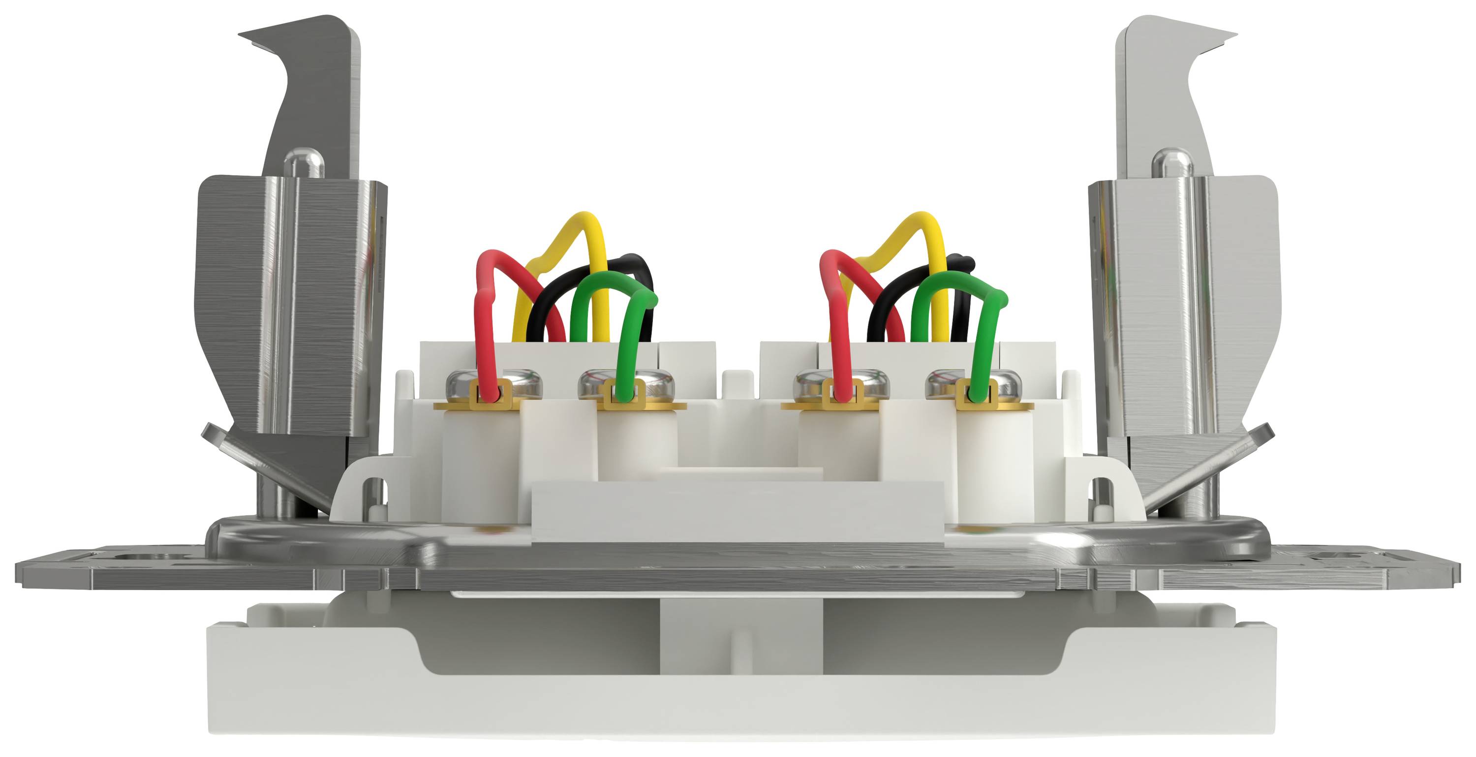 Schneider Electric RJ11-Telefondose Asfora Weiß (RAL 9003) EPH4270121D 1 St.
