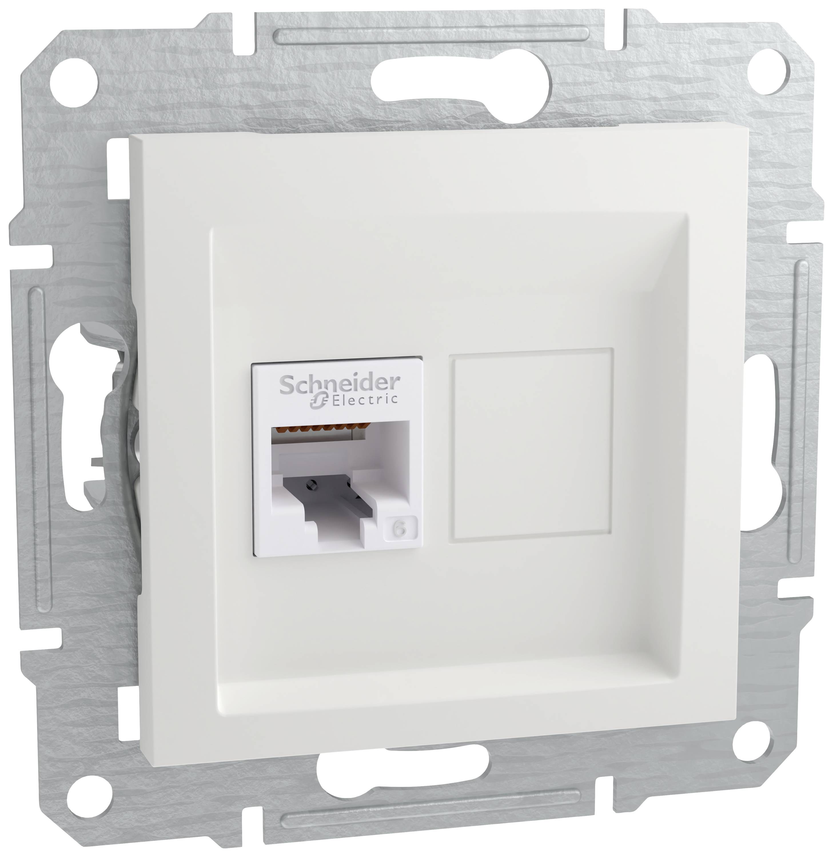 Schneider Electric RJ45-Datendose Asfora Weiß (RAL 9003) EPH4770121D 1St.