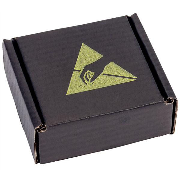 Antistat ESD-Box (L x B x H) 60 x 60 x 25 mm 026-0065