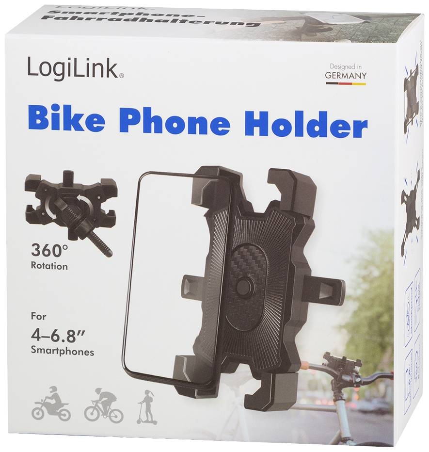 LogiLink AA0162 Handyhalterung Fahrrad Breite (max.): 90mm