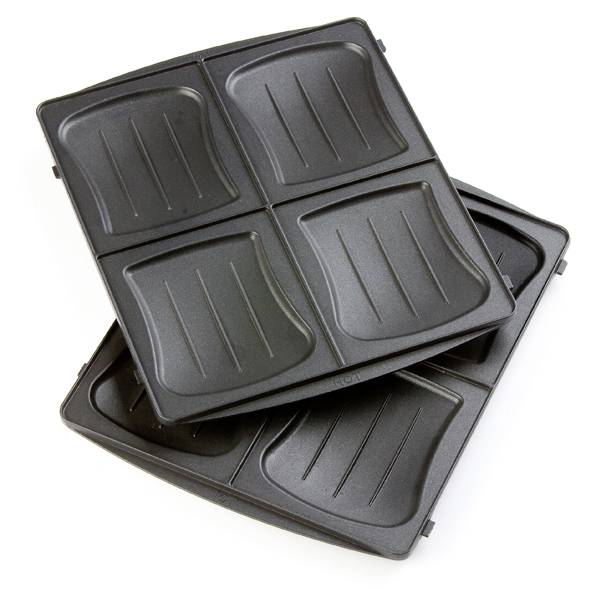 DOMO Sandwich-Toaster Antihaftbeschichtung Weiß