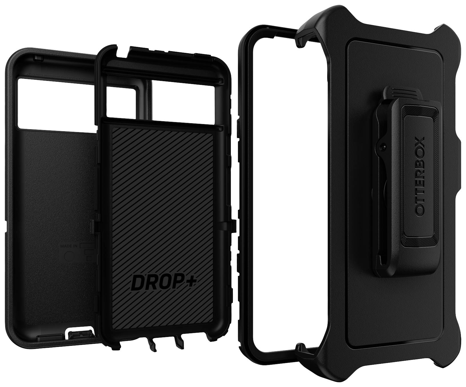 Otterbox Defender Backcover Google Pixel 8 Schwarz Stoßfest, Induktives Laden 77-94192