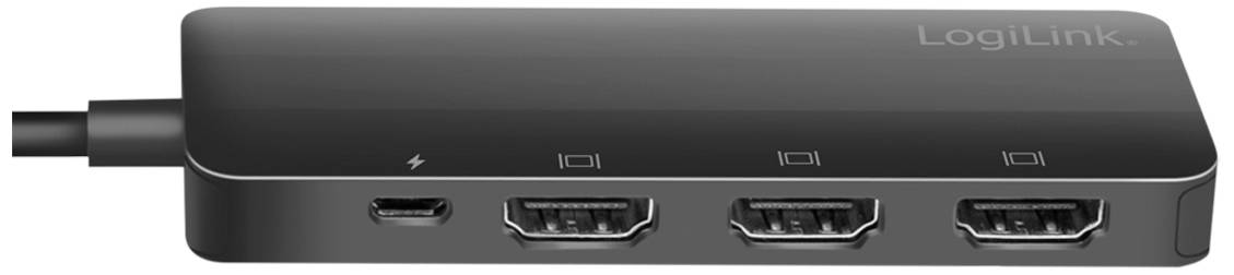 LogiLink CV0146 DisplayPort-Splitter Schwarz