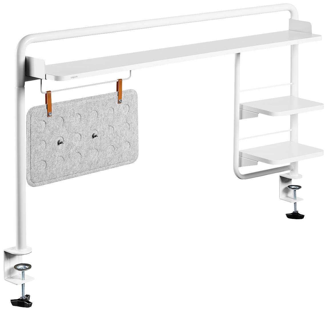 LogiLink EO0047 Ablageboard Höhen-Bereich: 641 bis 641cm Weiß
