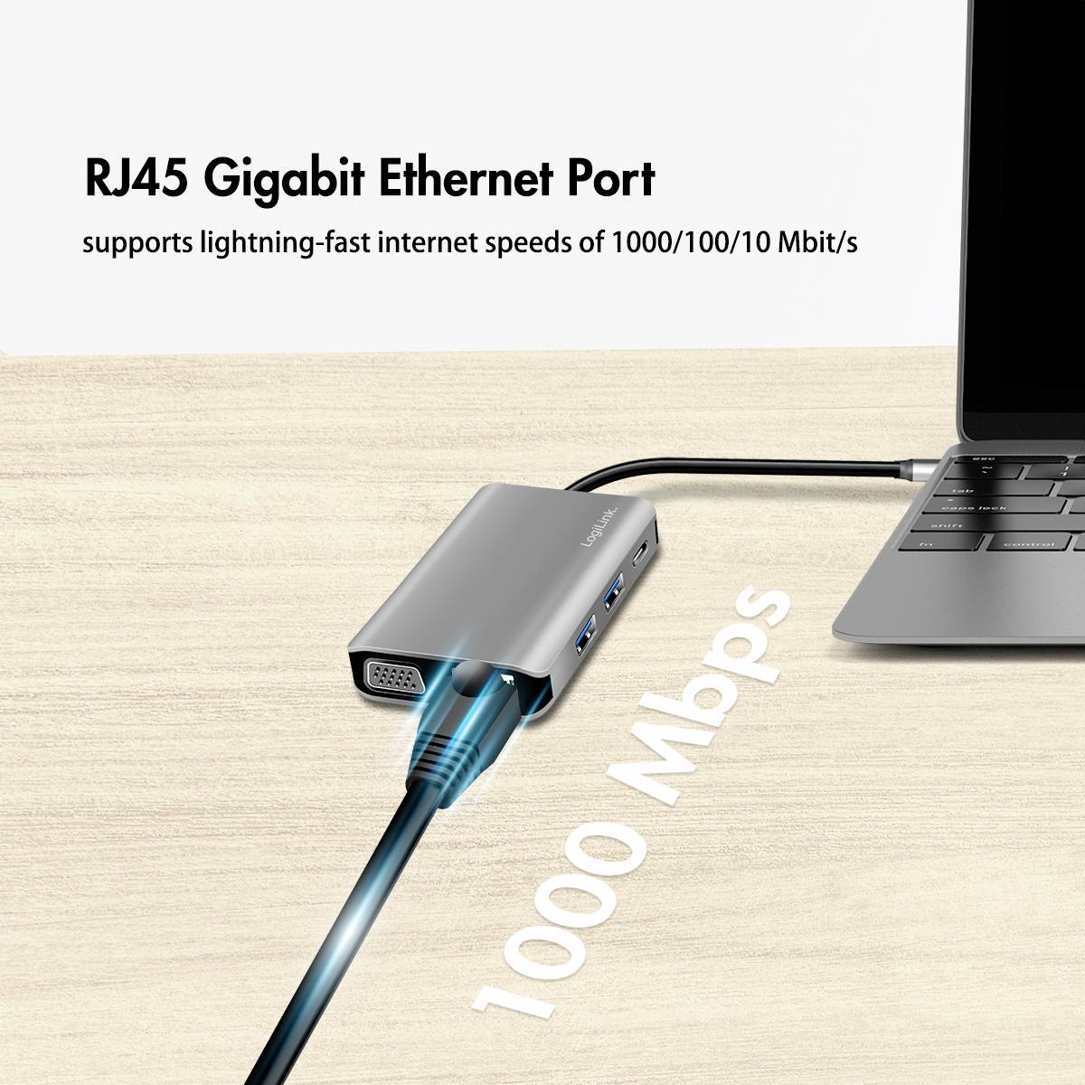 LogiLink USB 3.2 (Gen 1) Docking-Station, USB-C, 7-Port (11117841)