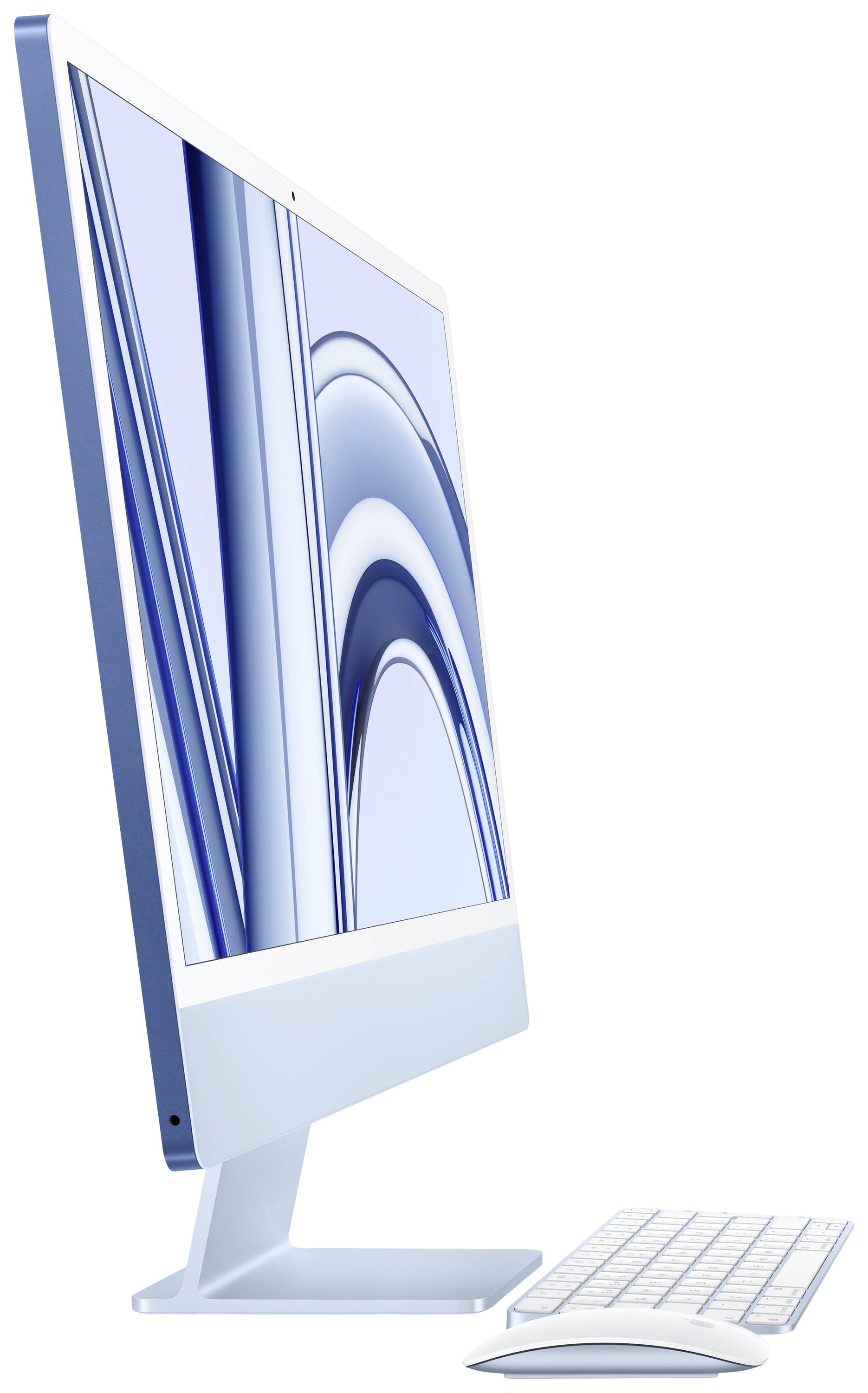Apple iMac 24 Retina 4.5K (M3, 2023) 61 cm (24 Zoll) Blau 8 GB RAM 256 GB SSD 8-Core CPU M3 10-Core GPU MQRQ3D/A