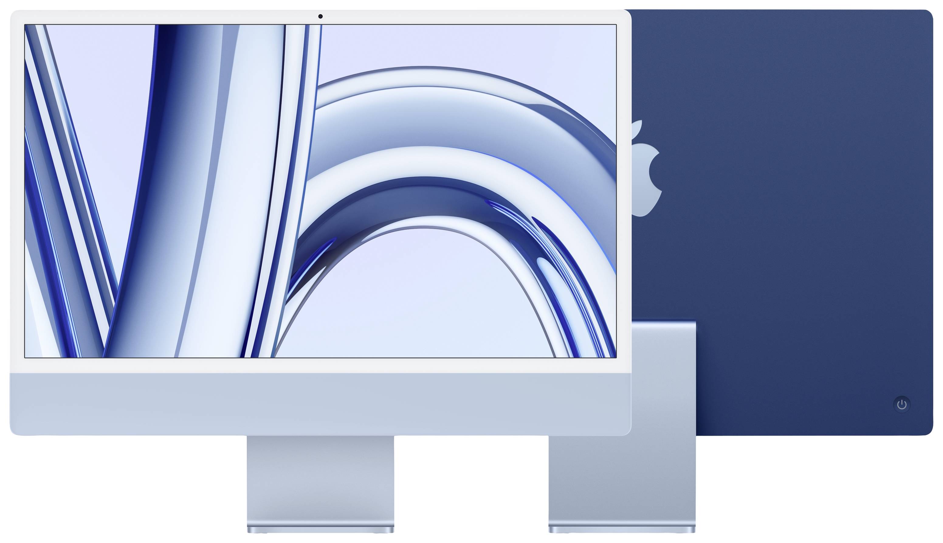 Apple iMac 24 Retina 4.5K (M3, 2023) 61 cm (24 Zoll) Blau 8 GB RAM 256 GB SSD 8-Core CPU M3 10-Core GPU MQRQ3D/A