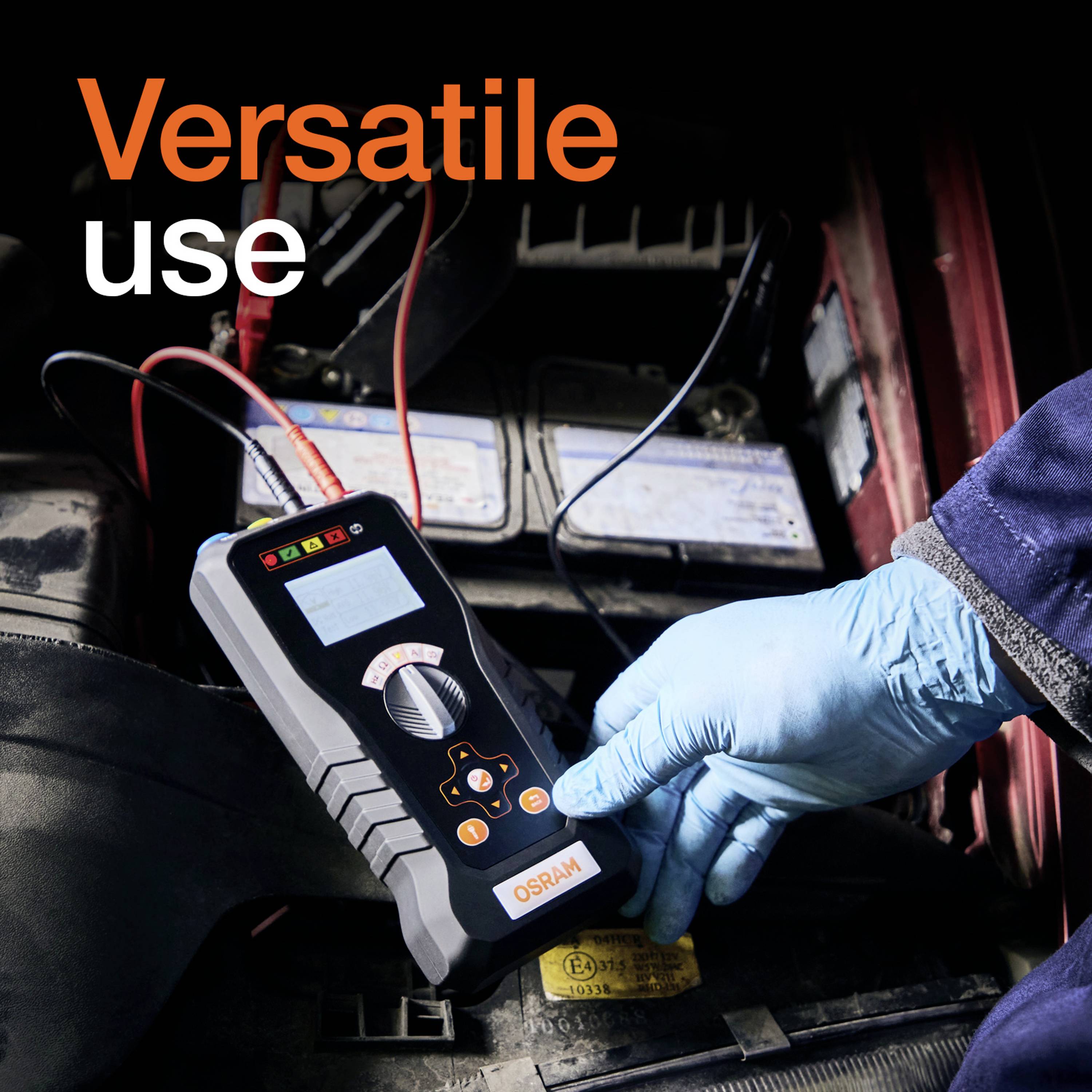 OSRAM BATTERYtest PRO 600 Spannungsprüfer / Prüflampe OMM600 Passend für (Auto-Marke): Universal