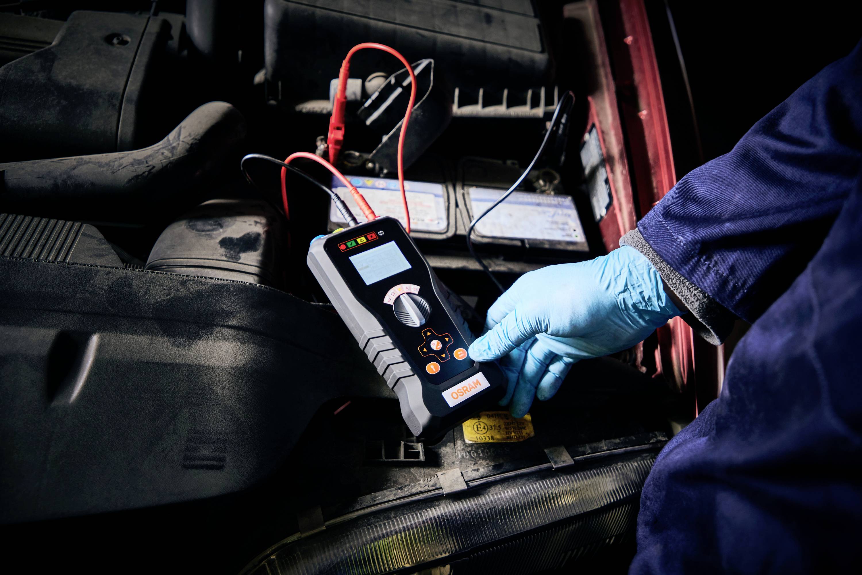 OSRAM BATTERYtest PRO 600 Spannungsprüfer / Prüflampe OMM600 Passend für (Auto-Marke): Universal