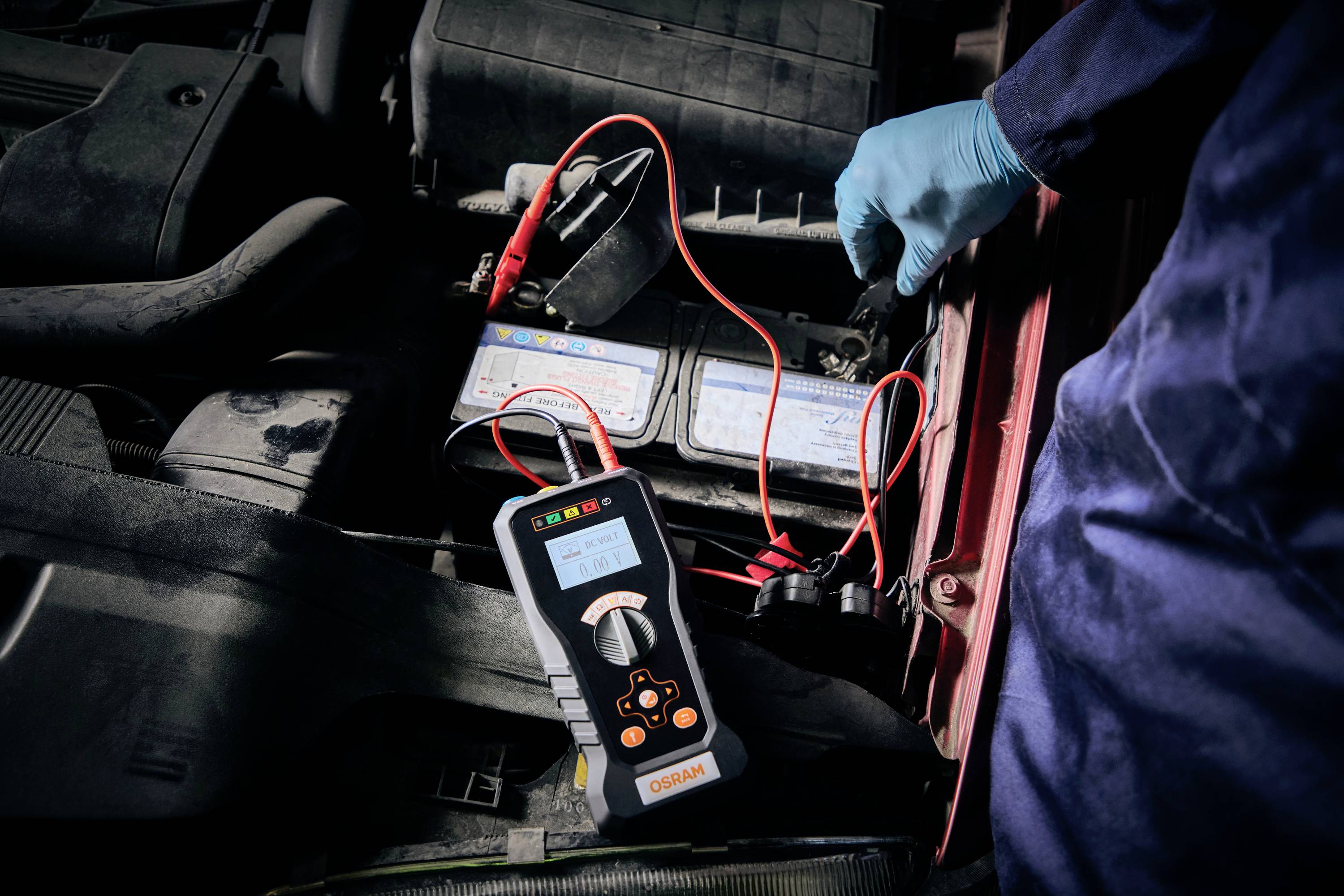 OSRAM BATTERYtest PRO 600 Spannungsprüfer / Prüflampe OMM600 Passend für (Auto-Marke): Universal