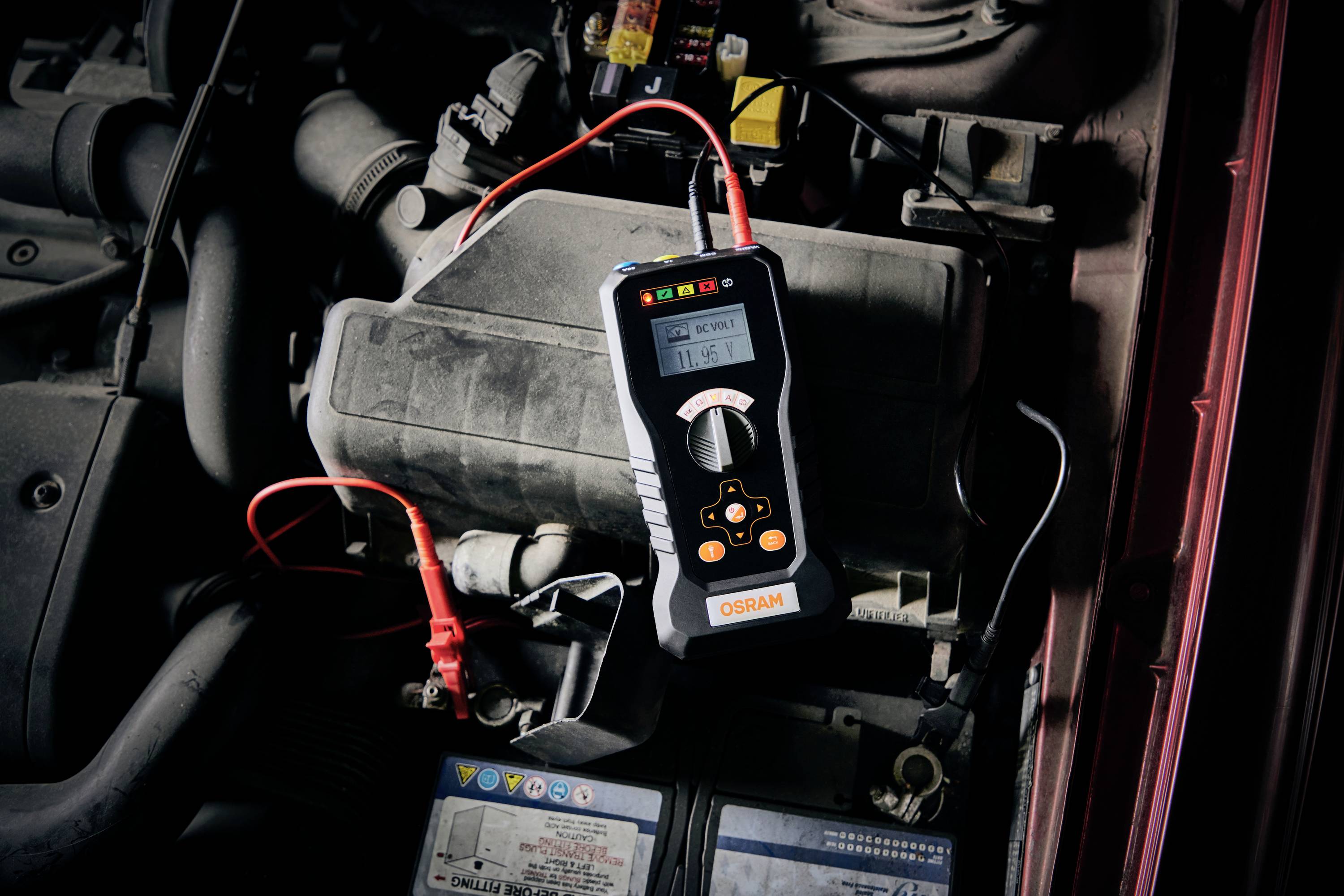 OSRAM BATTERYtest PRO 600 Spannungsprüfer / Prüflampe OMM600 Passend für (Auto-Marke): Universal
