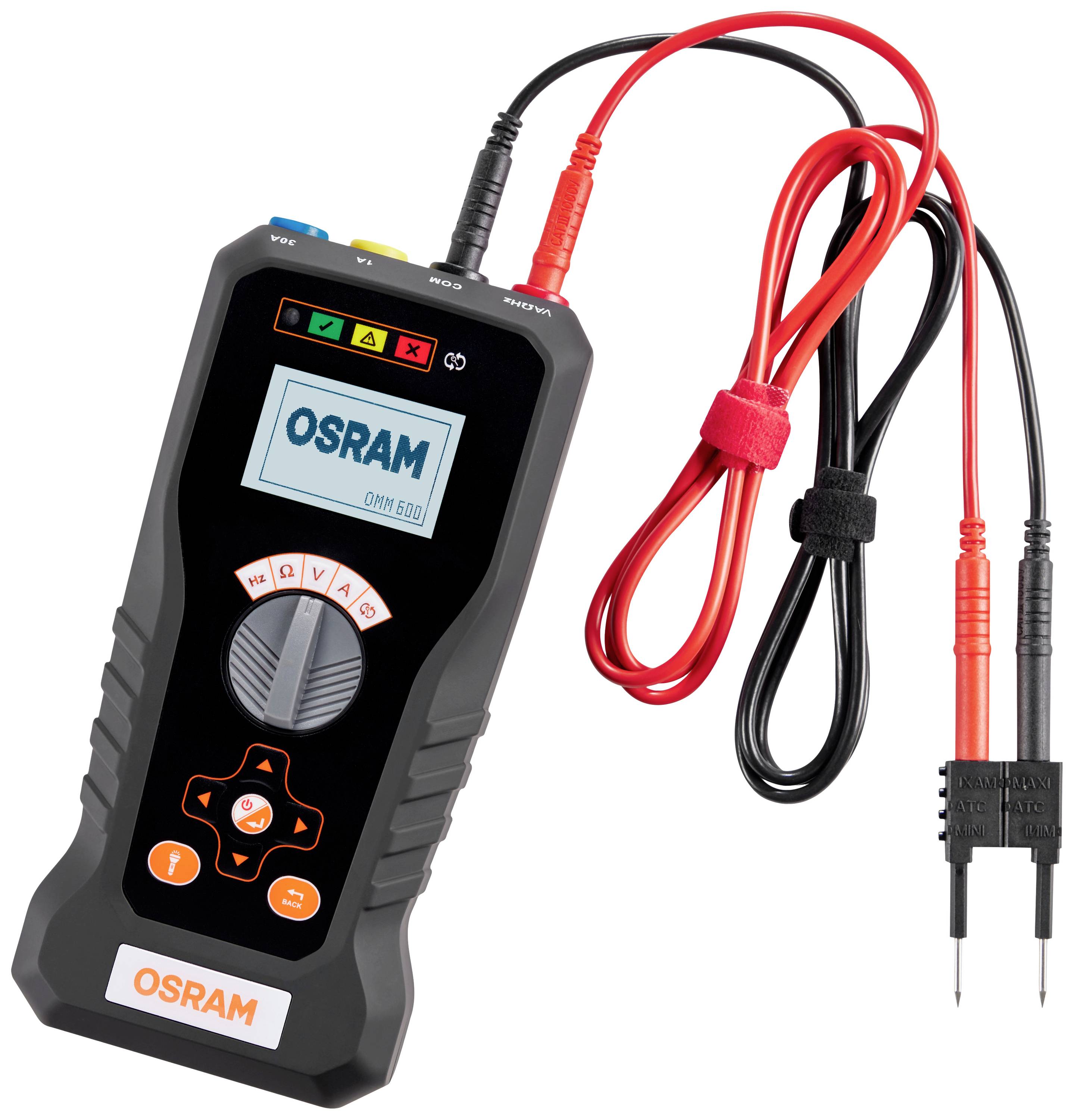 OSRAM BATTERYtest PRO 600 Spannungsprüfer / Prüflampe OMM600 Passend für (Auto-Marke): Universal