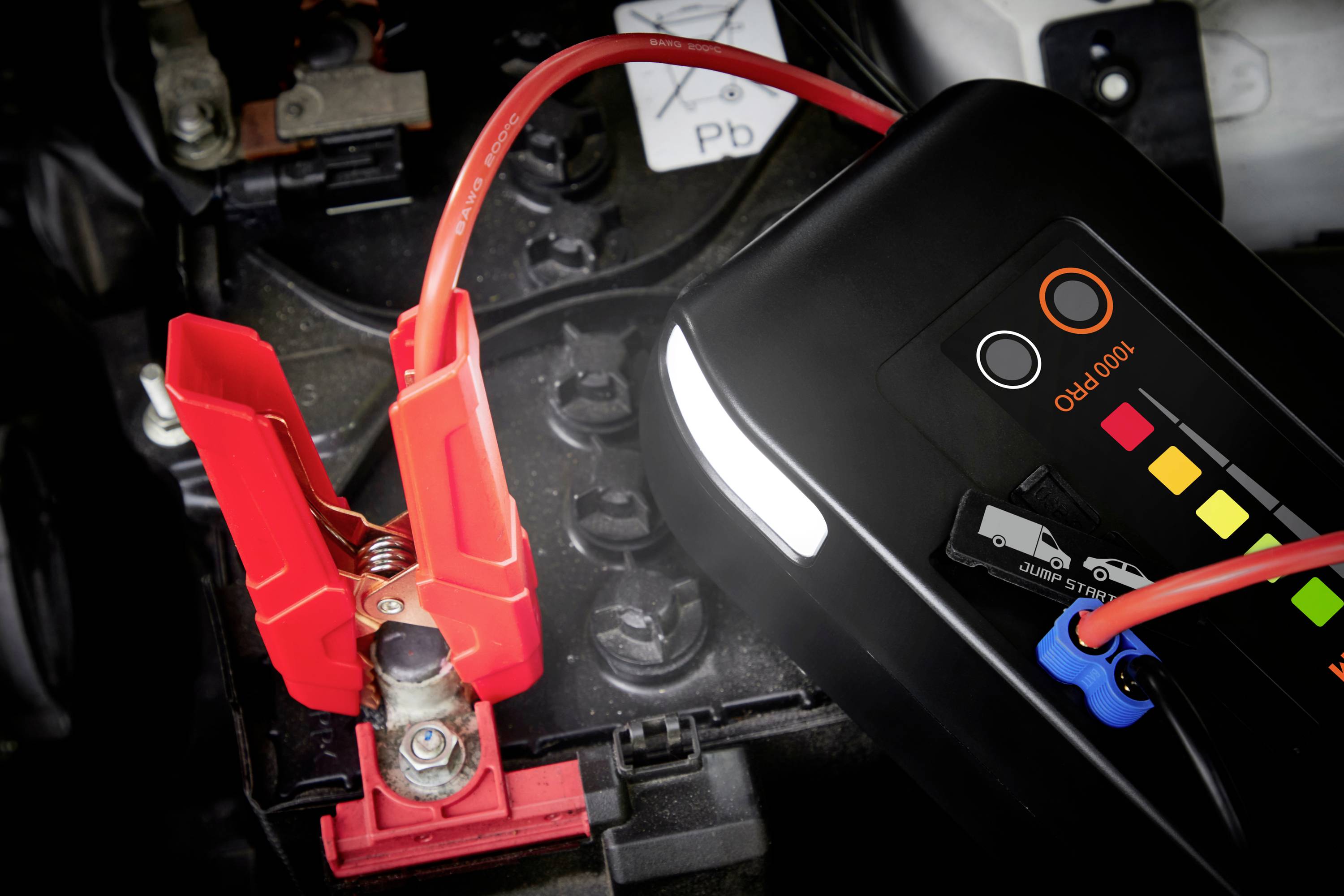 Osram Automotive Schnellstartsystem BATTERYstart PRO 1000 OEBSPL1000 Starthilfestrom (12 V)=1000A USB-Steckdose 2x