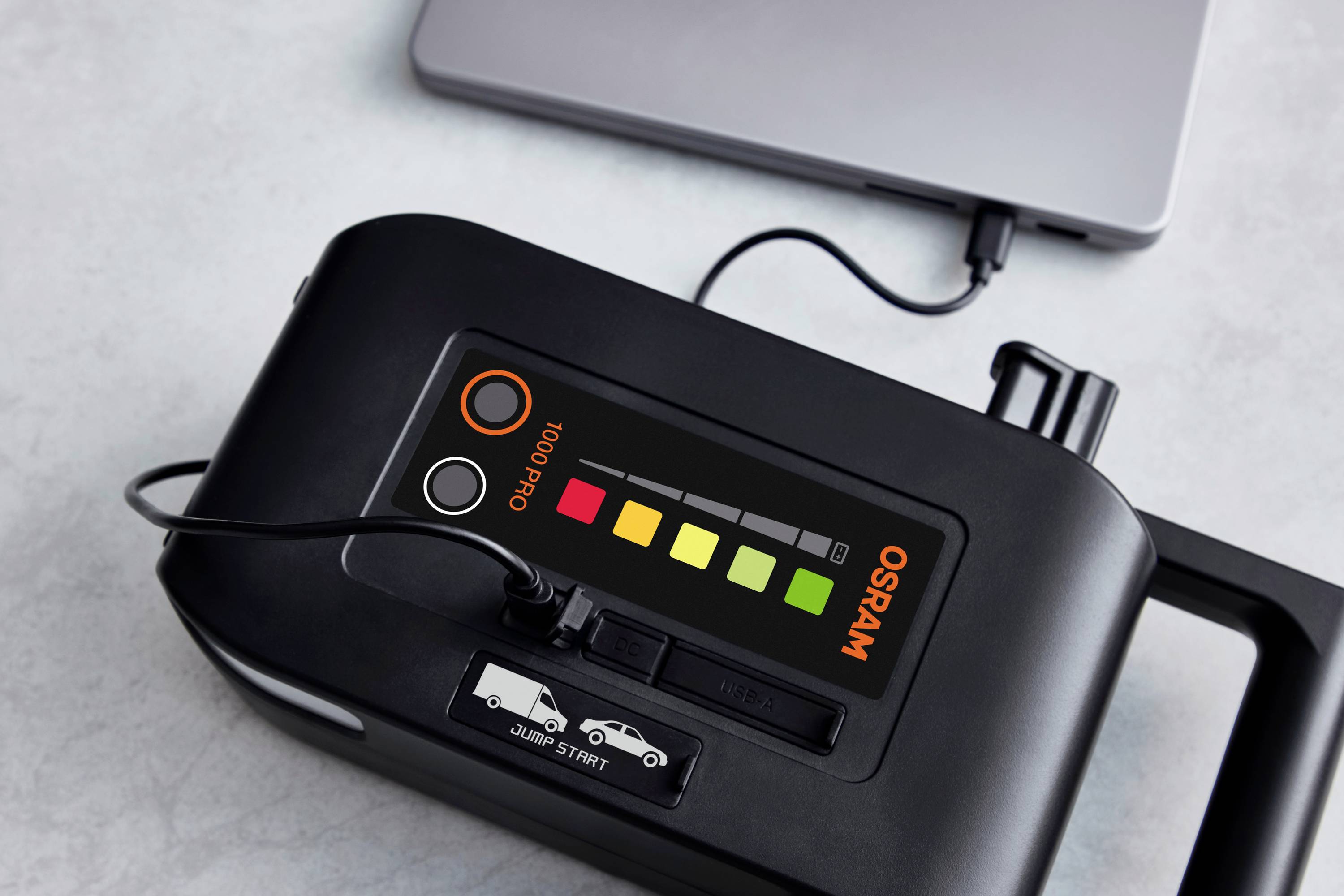 Osram Automotive Schnellstartsystem BATTERYstart PRO 1000 OEBSPL1000 Starthilfestrom (12 V)=1000A USB-Steckdose 2x