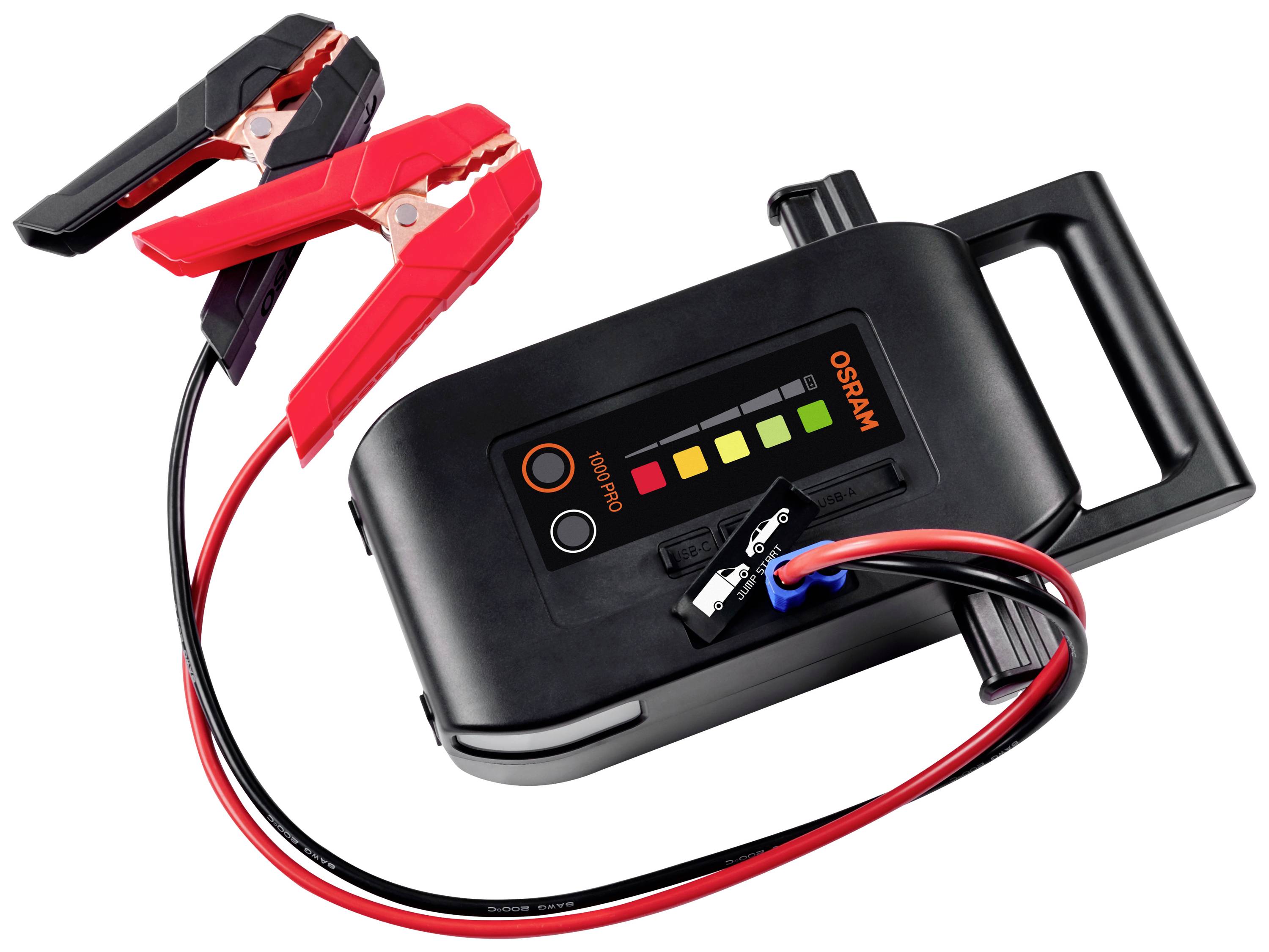 Osram Automotive Schnellstartsystem BATTERYstart PRO 1000 OEBSPL1000 Starthilfestrom (12 V)=1000A USB-Steckdose 2x