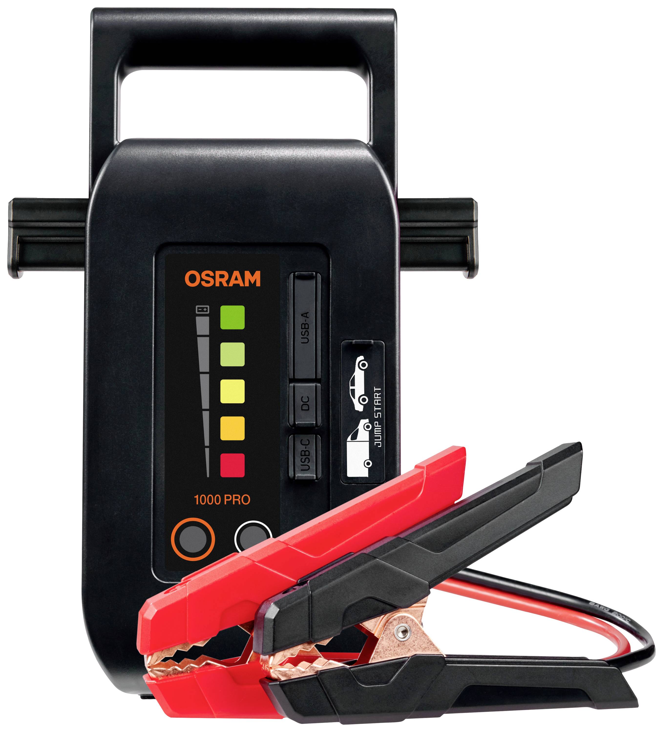 Osram Automotive Schnellstartsystem BATTERYstart PRO 1000 OEBSPL1000 Starthilfestrom (12 V)=1000A USB-Steckdose 2x