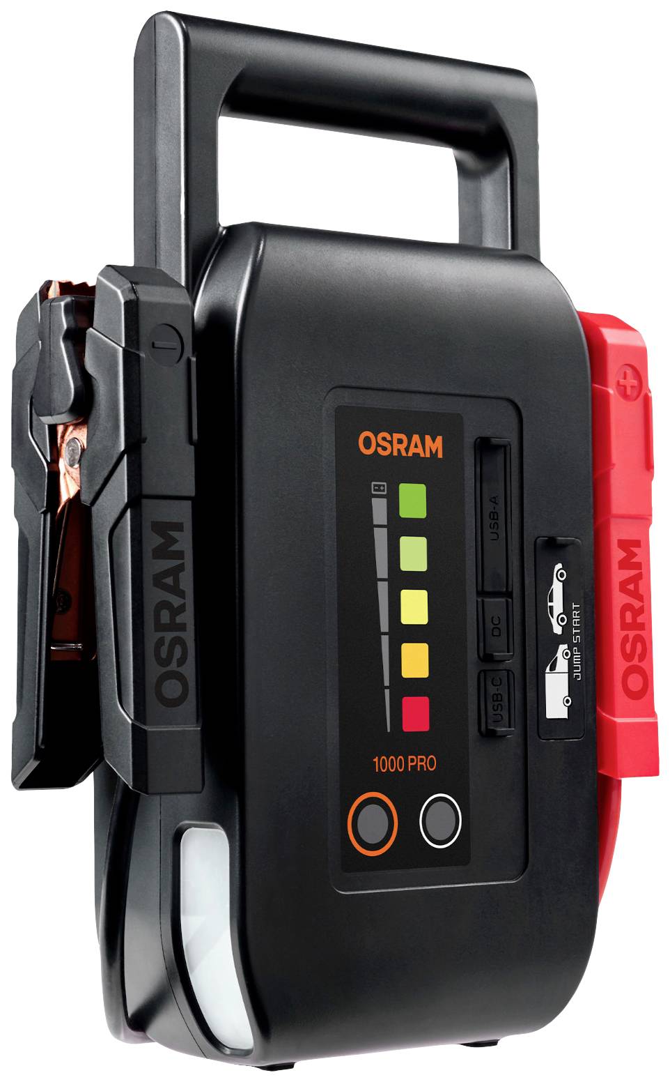 Osram Automotive Schnellstartsystem BATTERYstart PRO 1000 OEBSPL1000 Starthilfestrom (12 V)=1000A USB-Steckdose 2x