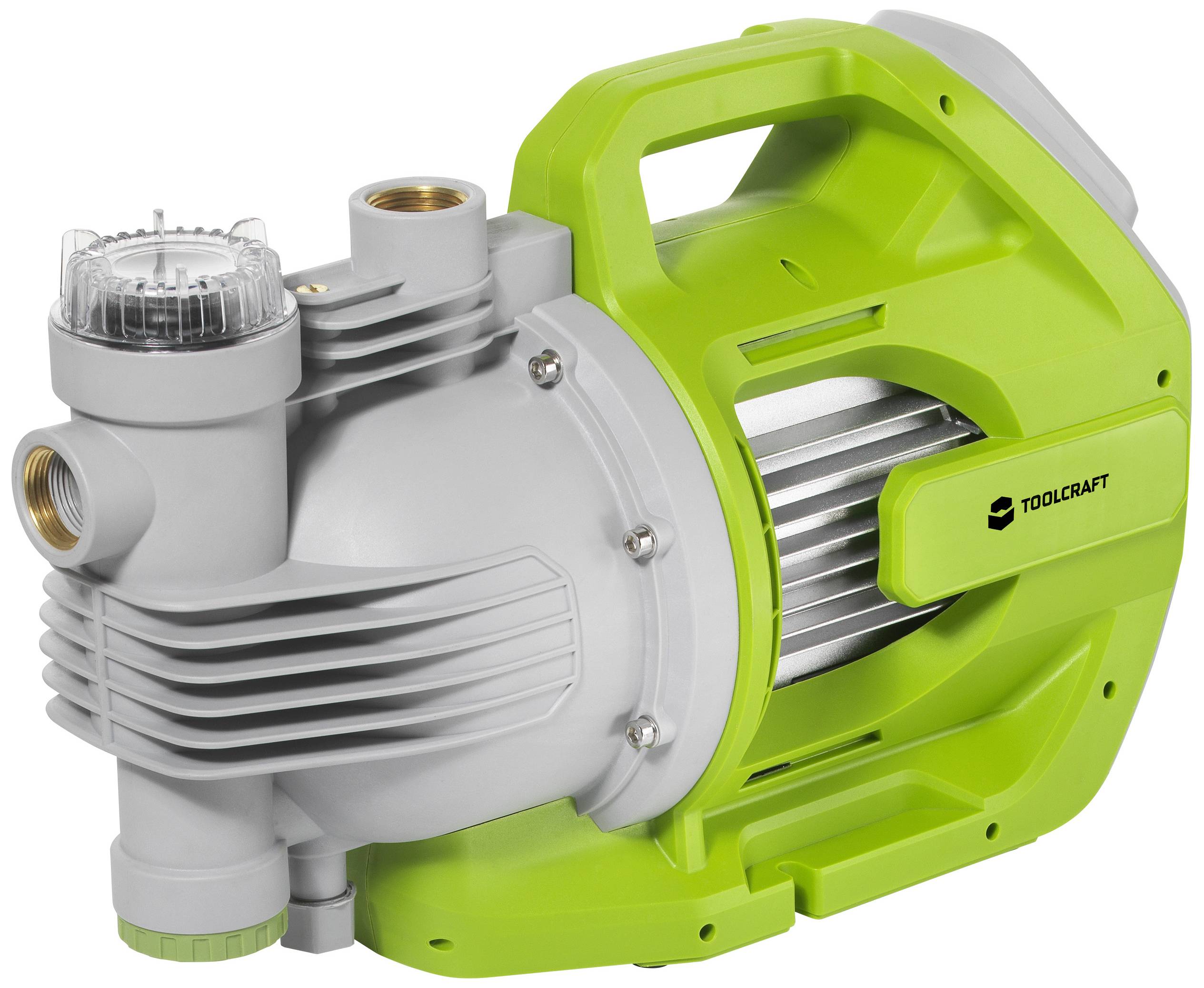 TOOLCRAFT TO-8992899 Gartenpumpe mit Filter 6000 l/h 53m