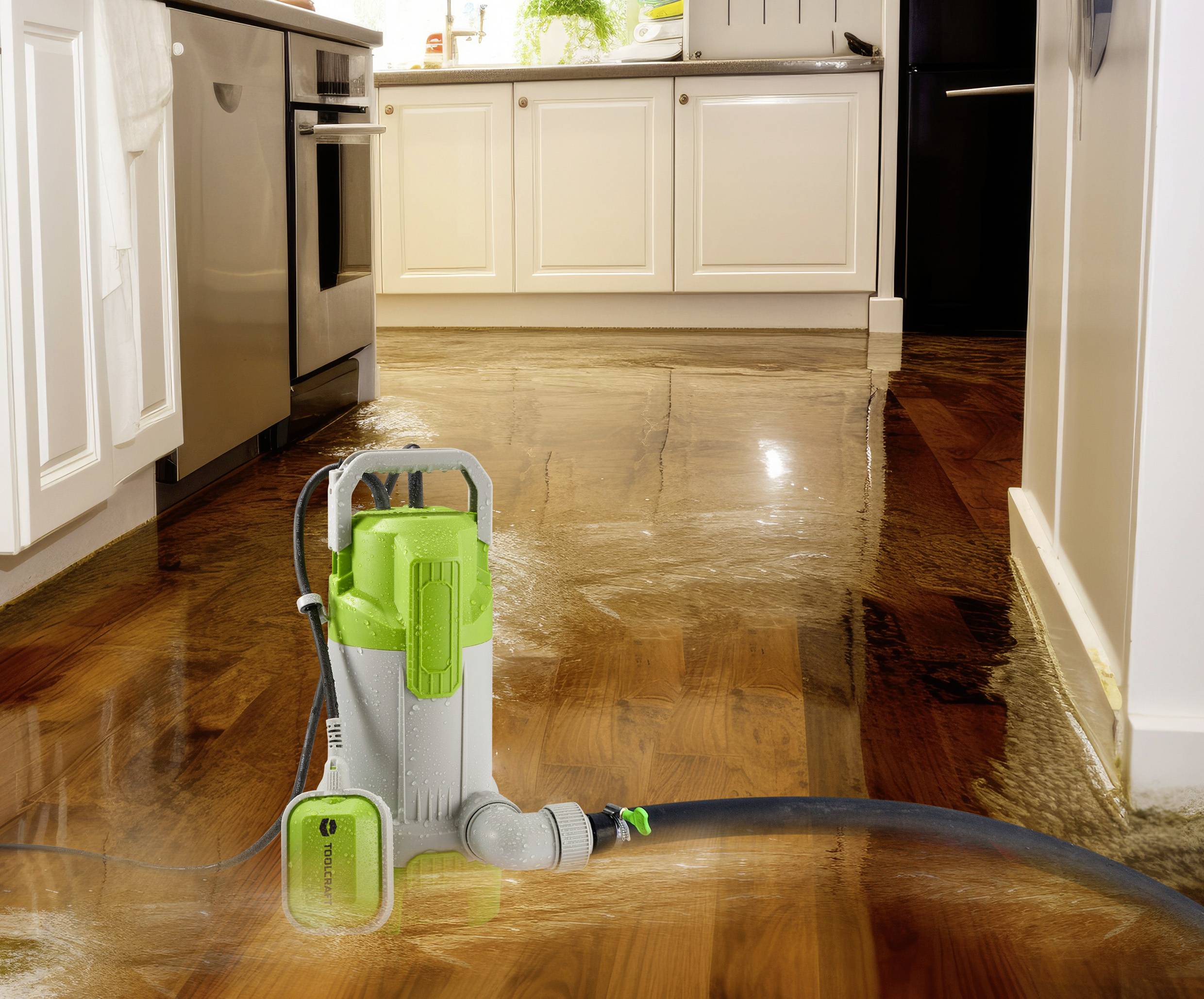 TOOLCRAFT TO-8992914 Schmutzwasser-Tauchpumpe 24000 l/h 11m