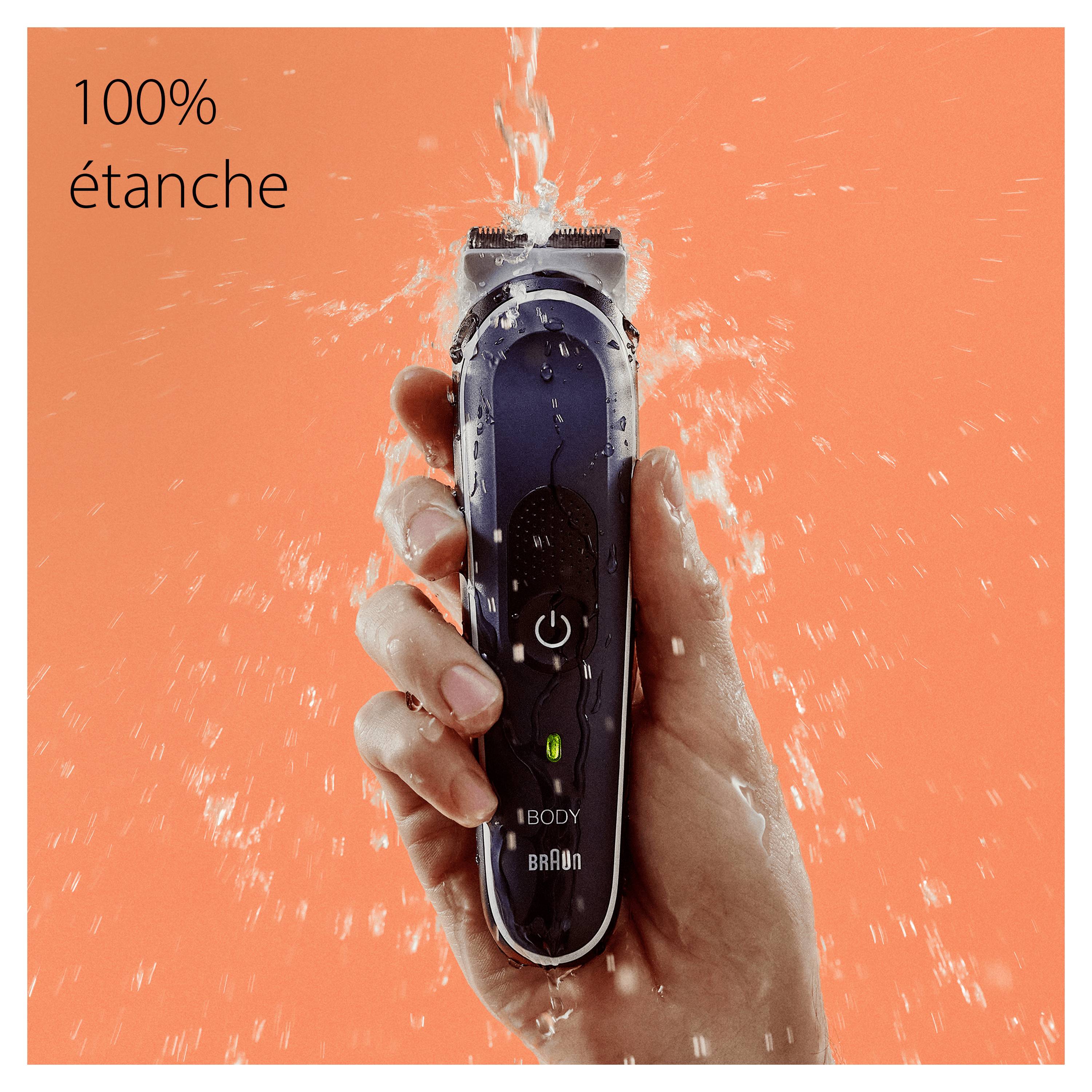 Braun Körperhaartrimmer, Rasierer abwaschbar Grau