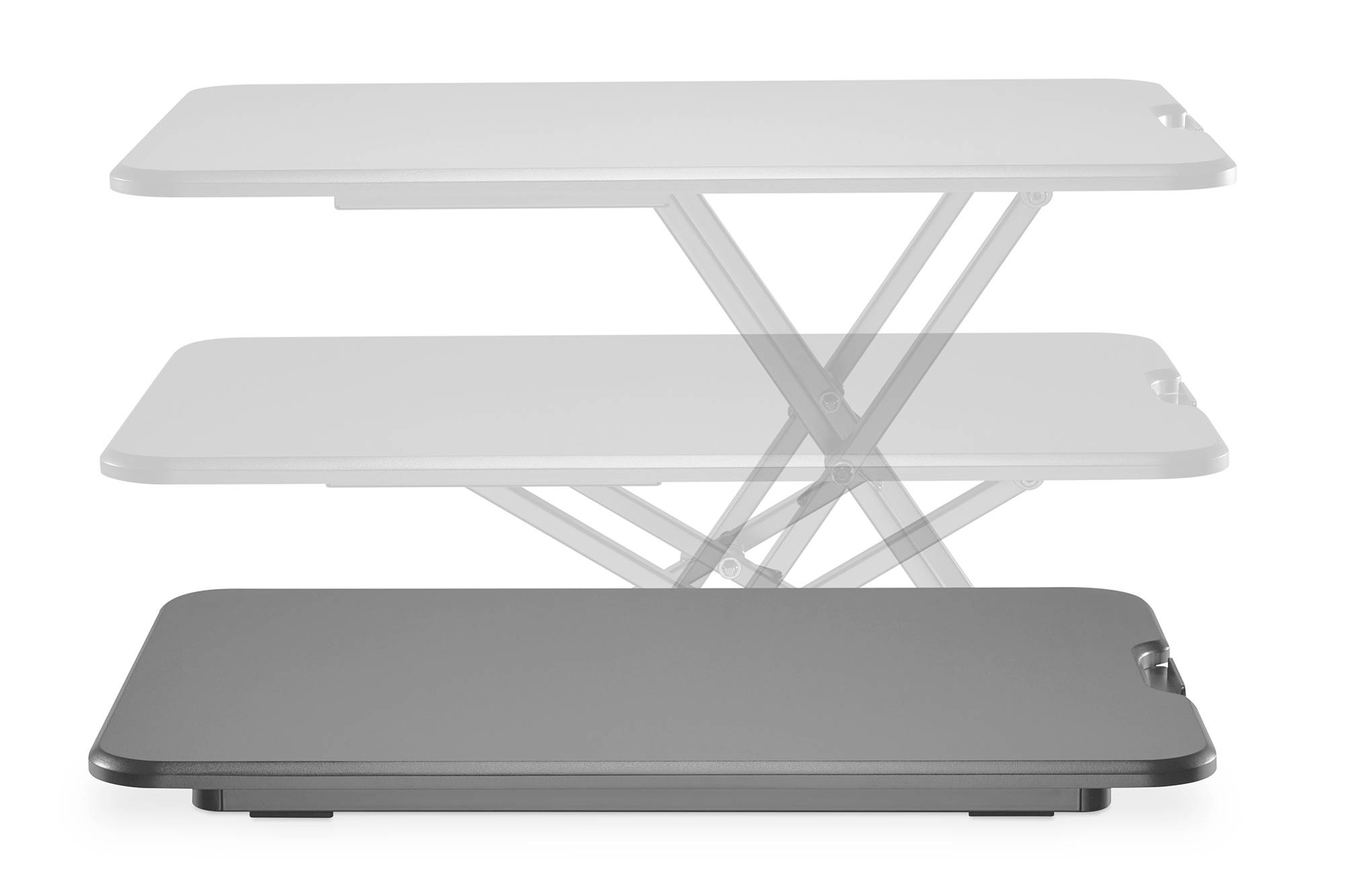 Digitus DA-90445 Sitz-Steh-Schreibtischaufsatz Höhen-Bereich: 45 bis 405mm Schwarz