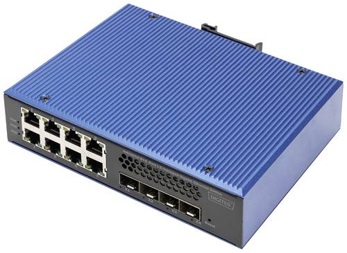 Digitus DN-651160 Industrial Ethernet Switch 8 + 4 Port 1 GBit/s