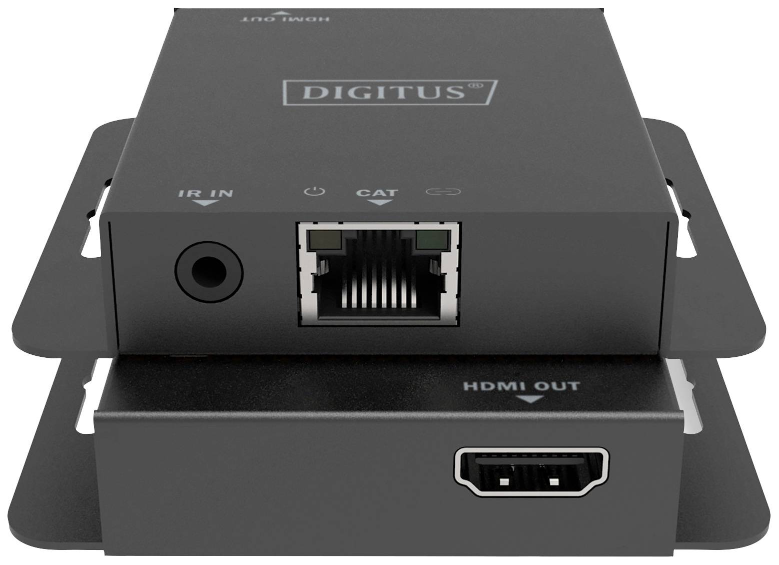 Digitus DS-55519 1 Port HDMI Extender Set Schwarz