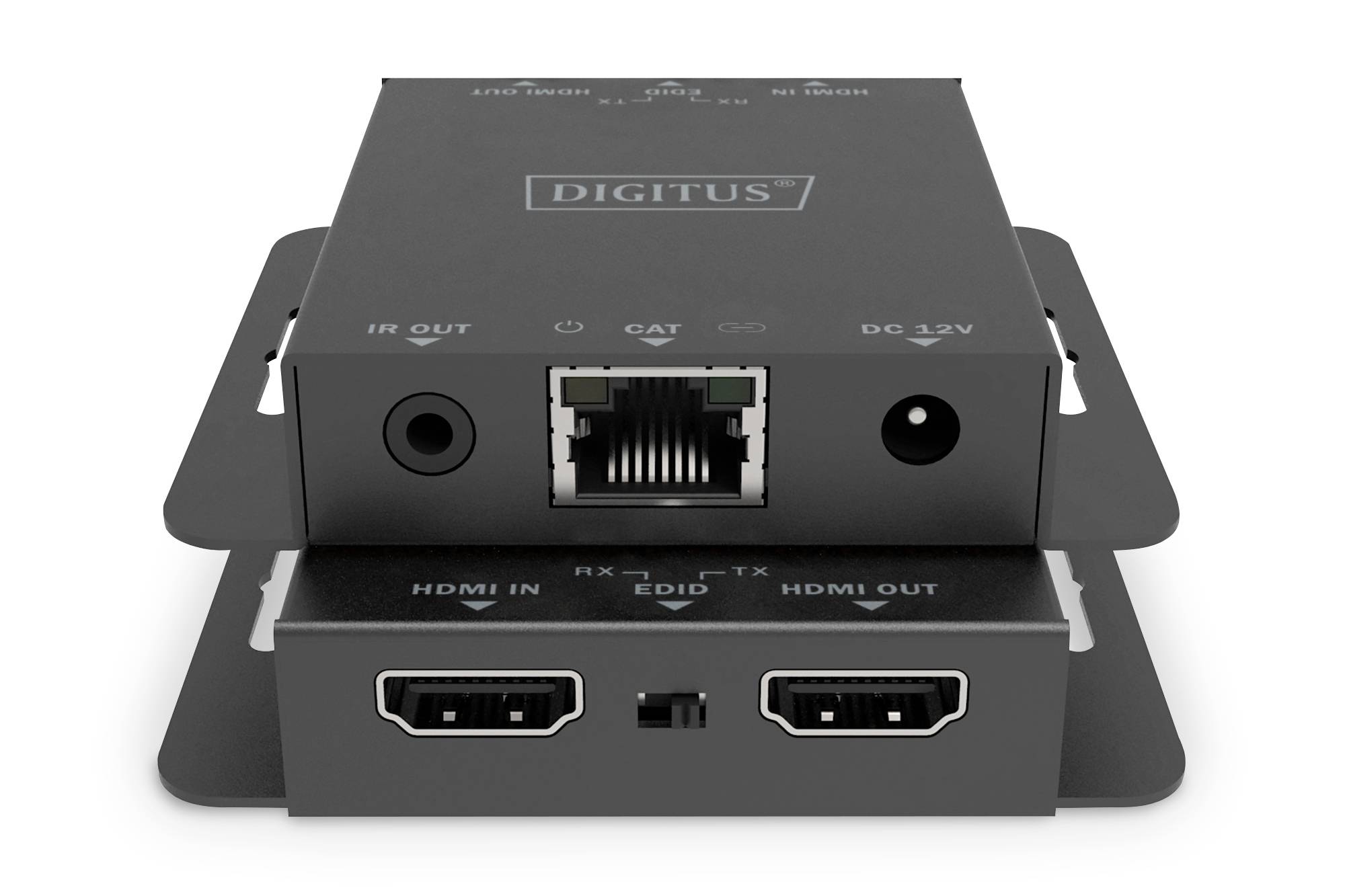 Digitus DS-55519 1 Port HDMI Extender Set Schwarz