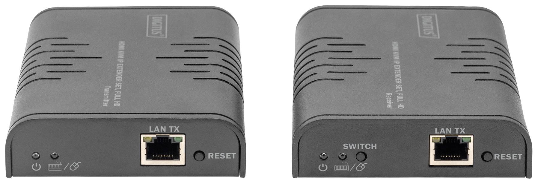 Digitus DS-55529 1 Port HDMI Extender Set Schwarz