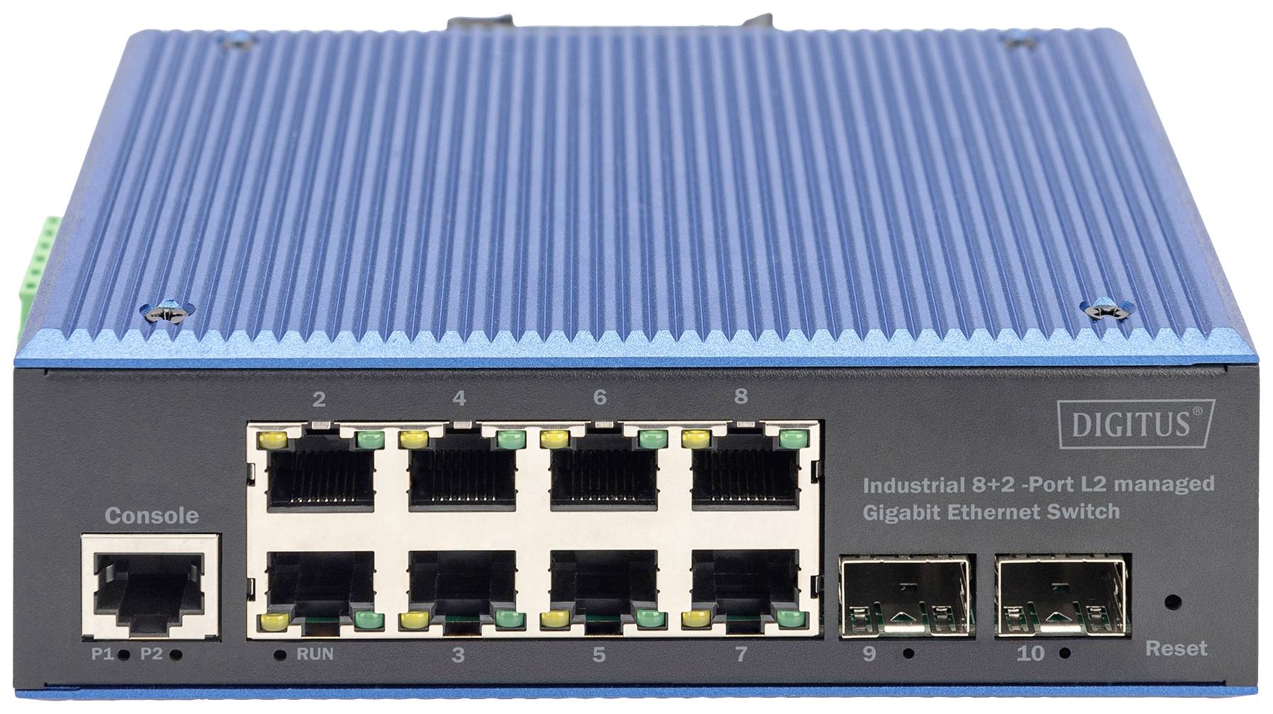 Digitus DN-651156 Industrial Ethernet Switch 8 + 2 Port 10 / 100 / 1000MBit/s