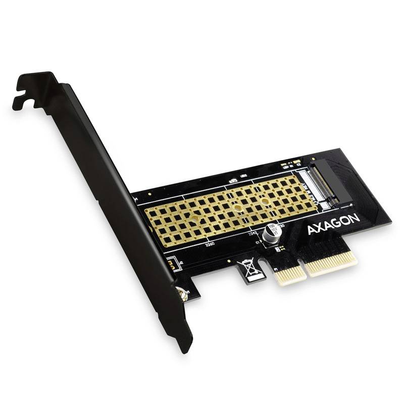 AXAGON PCEM2-N PCIe-3.0-x4-Adapter Festplatten-Kühler