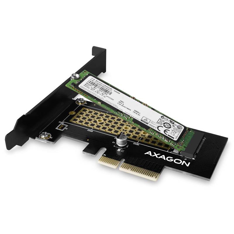 AXAGON PCEM2-N PCIe-3.0-x4-Adapter Festplatten-Kühler