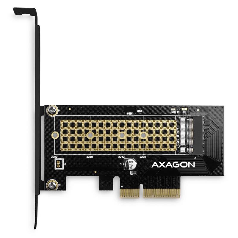 AXAGON PCEM2-N PCIe-3.0-x4-Adapter Festplatten-Kühler