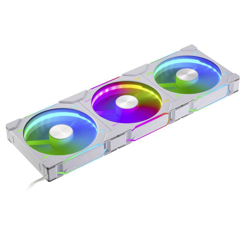 Phanteks D30 PWM Regular Airflow D-RGB PC-Gehäuse-Lüfter Weiß (B x H x T) 140 x 30 x 140mm