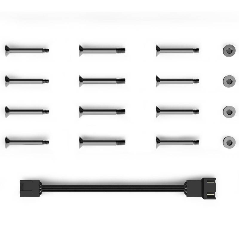 Alphacool Apex Stealth Metall PC-Gehäuse-Lüfter Chrom (B x H x T) 120 x 120 x 25mm