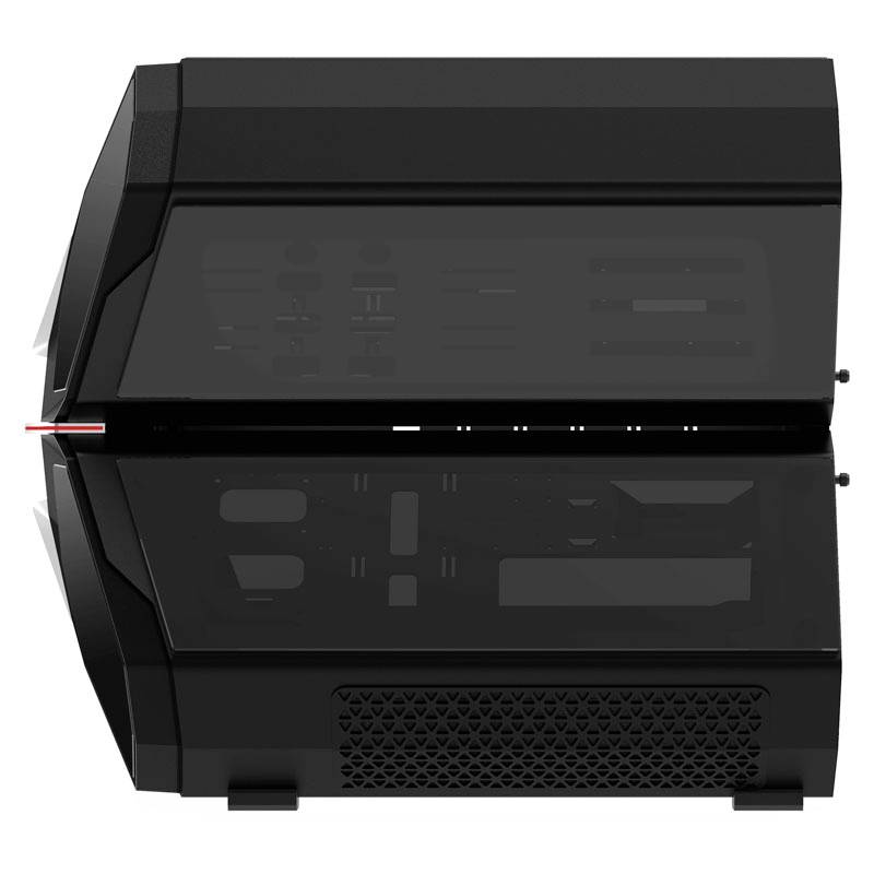 DeepCool Quadsteller Infinity Gehäuse, Gaming-Gehäuse Schwarz