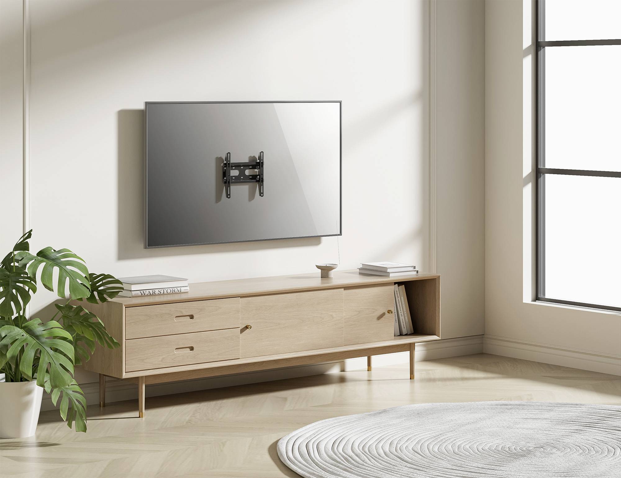 Manhattan 462259 TV-Wandhalterung 58,4cm (23") - 109,2cm (43") Starr