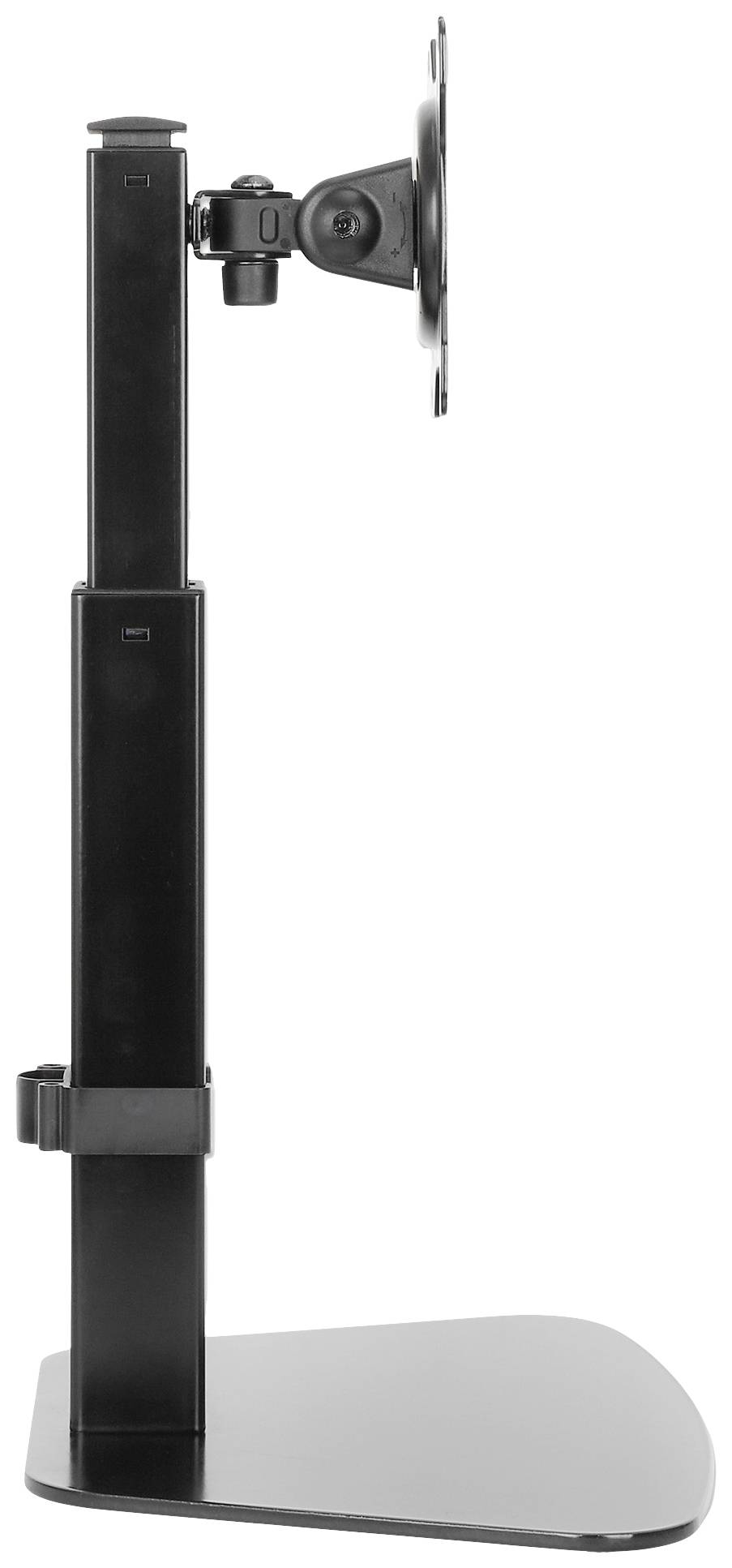 Manhattan 461894 1fach Monitor-Tischhalterung 38,1cm (15") - 81,3cm (32") Schwarz Höhenverstellbar, Neigbar + Rotierbar