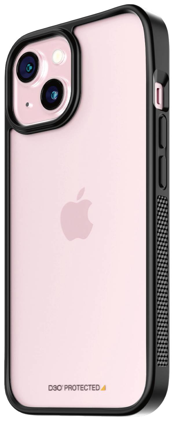 PanzerGlass ClearCase with D3O Backcover Apple iPhone 15 Transparent, Schwarz Induktives Laden 1176
