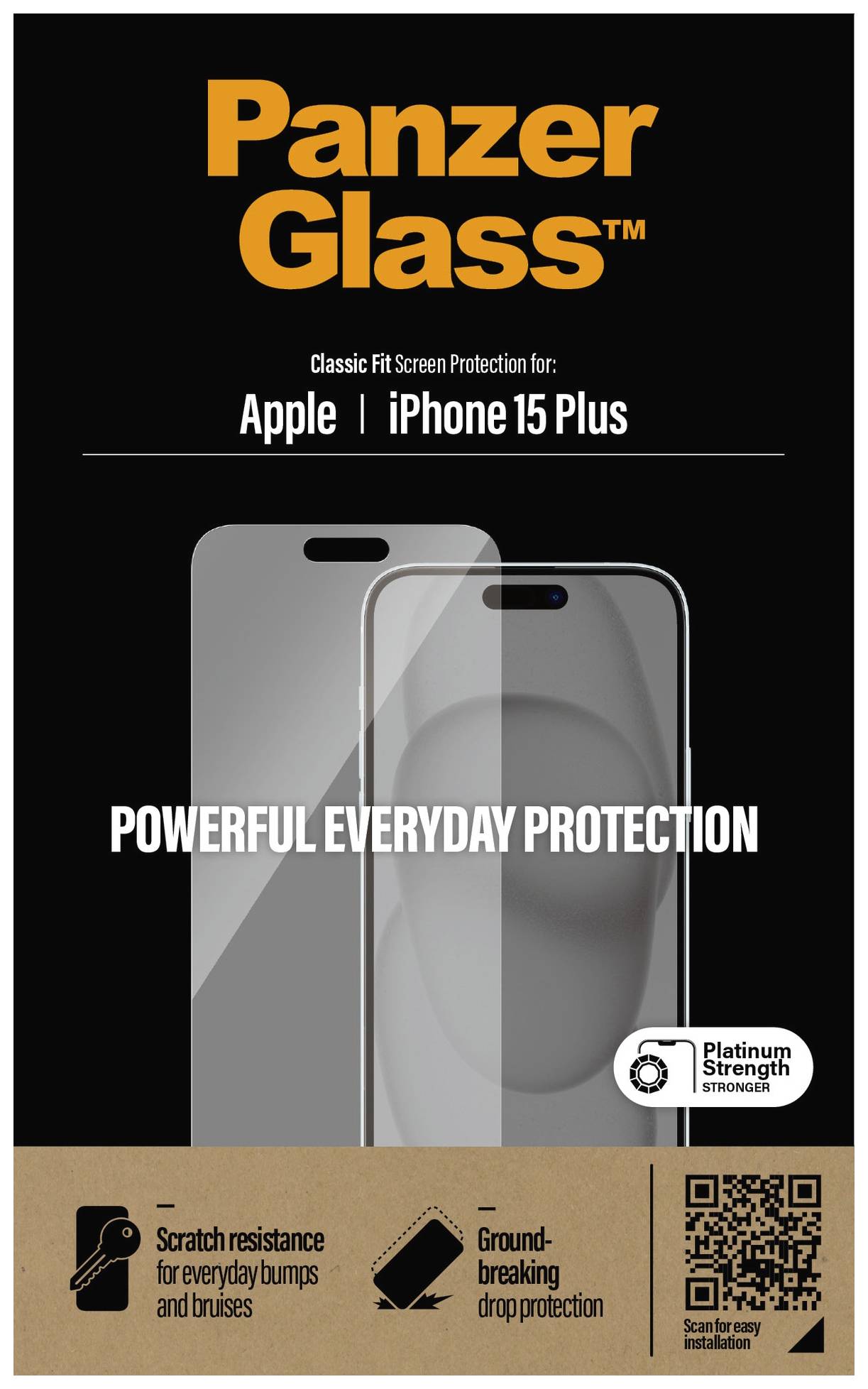 PanzerGlass Screen Protector Displayschutzglas Apple iPhone 15 Plus 1 St. 2807