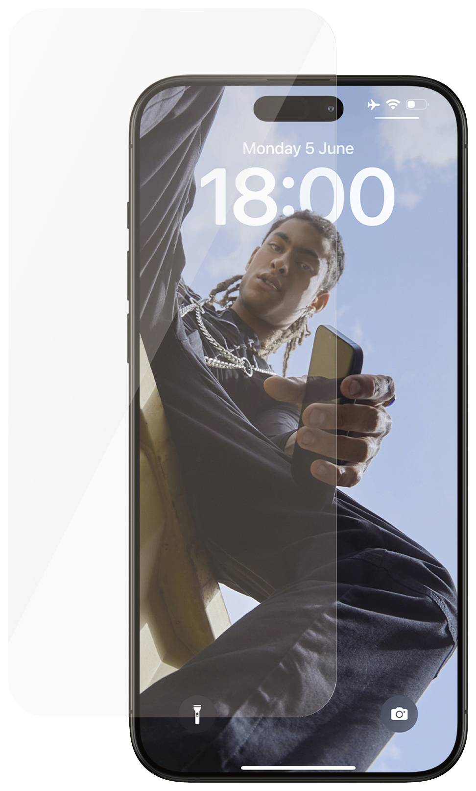 PanzerGlass Ultra-Wide Fit Displayschutzglas Apple iPhone 15 Pro Max 1 St. SAFE95537