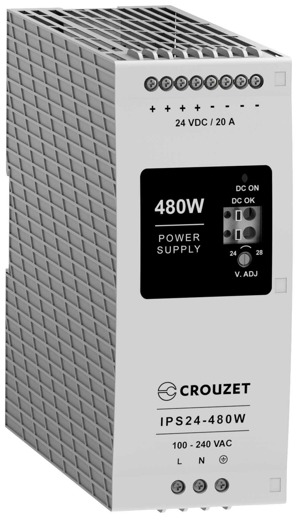 Crouzet 89452482 Industrienetzteil 24V 20A 480W Inhalt 1St.