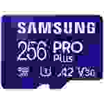 Samsung PRO Plus microSDXC-Karte 256GB A2 Application Performance Class, v30 Video Speed Class, UHS-I inkl. SD-Adapter