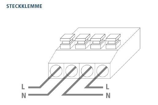 Counttec SPA44-6W-XW LED-Einbauleuchte EEK: G (A - G) 6 W Weiß