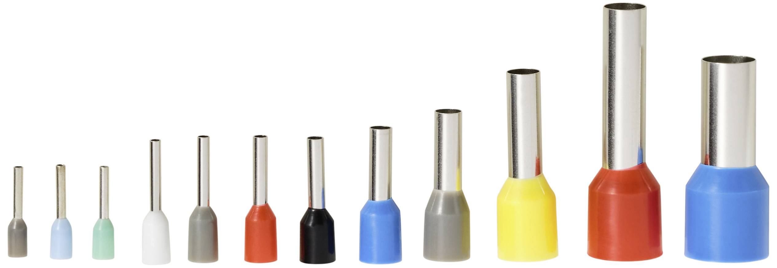 TRU COMPONENTS TC-11991828 Aderendhülsen-Sortiment 0.14 mm², 0.25 mm², 0.34 mm², 0.5 mm², 0.75 mm², 1 mm², 1.5 mm², 2.5 mm²