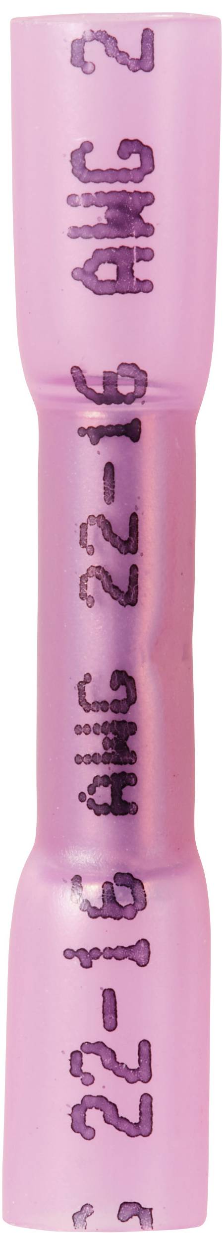 TRU COMPONENTS TC-11991848 Stoßverbinder mit Schrumpfschlauch 0.5mm² 1.5mm² Vollisoliert Rot