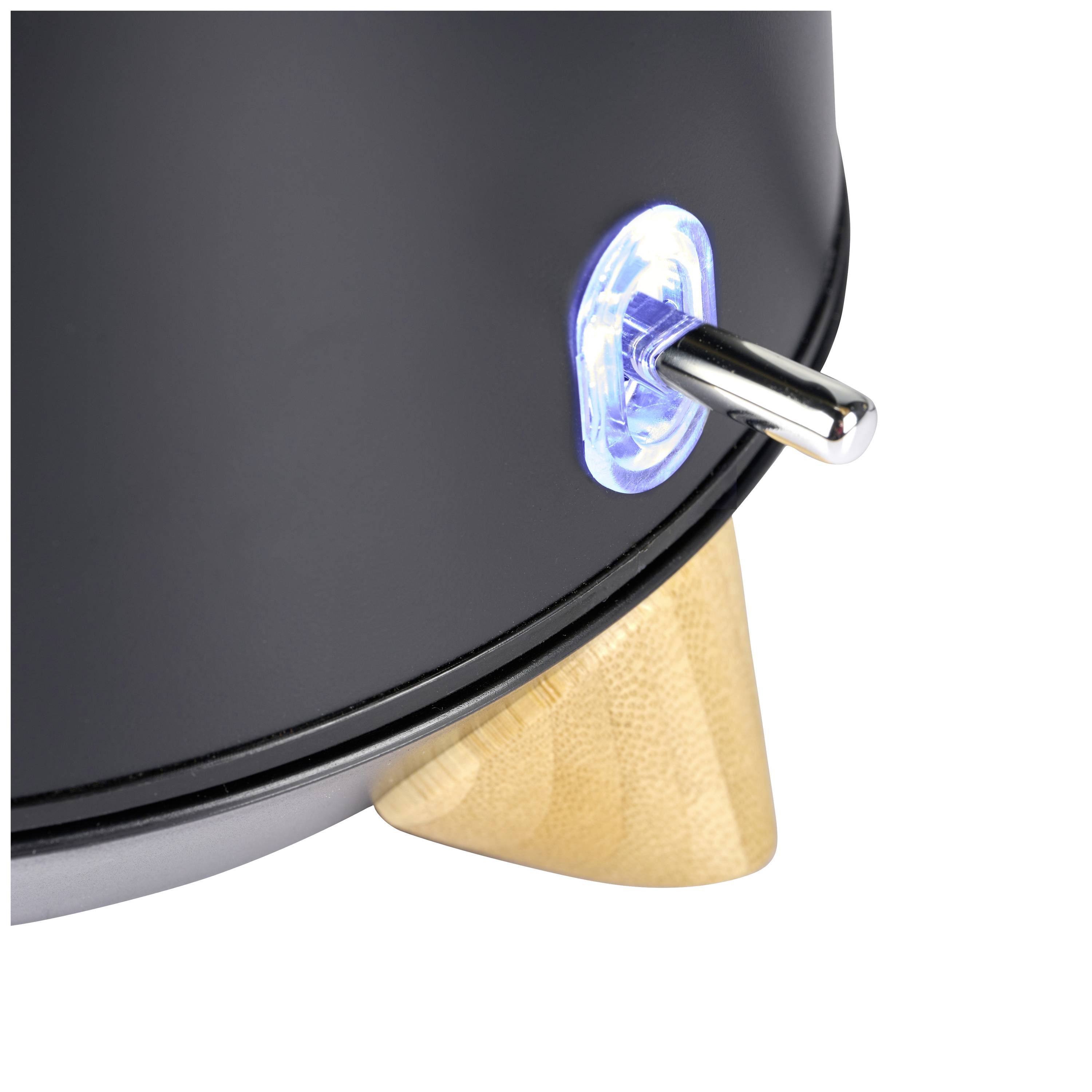 Princess 01.236061.01.001 Wasserkocher schnurlos, Überhitzungsschutz Schwarz Fassungsvermögen: 1.7l